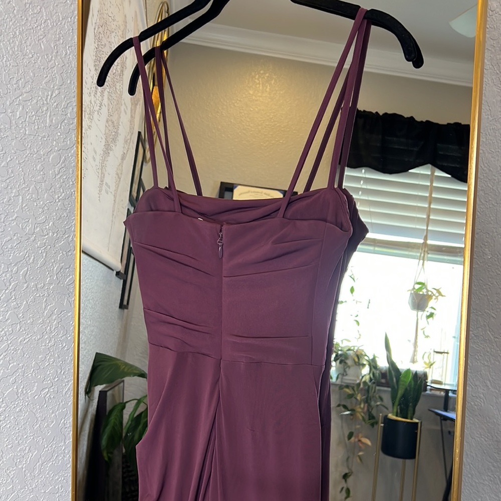House of CB āMilenaā Dark Cherry Corset Maxi Dress NWT - Picture 12 of 12